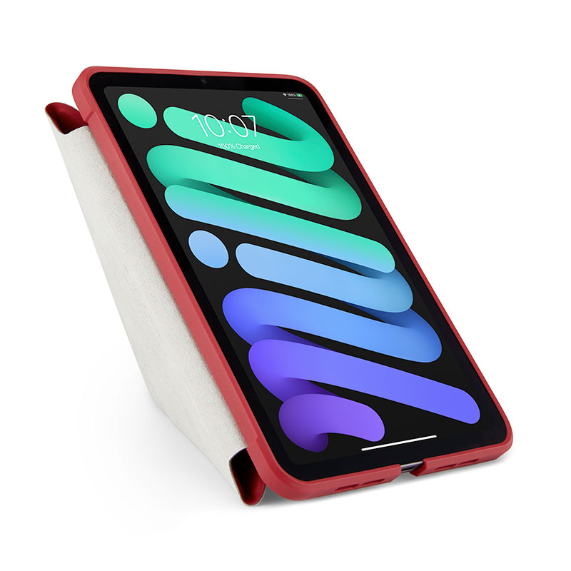 Pipetto pouzdro Origami TPU Case pro iPad mini 6 2021/A17 Pro 2024 - Dark Red