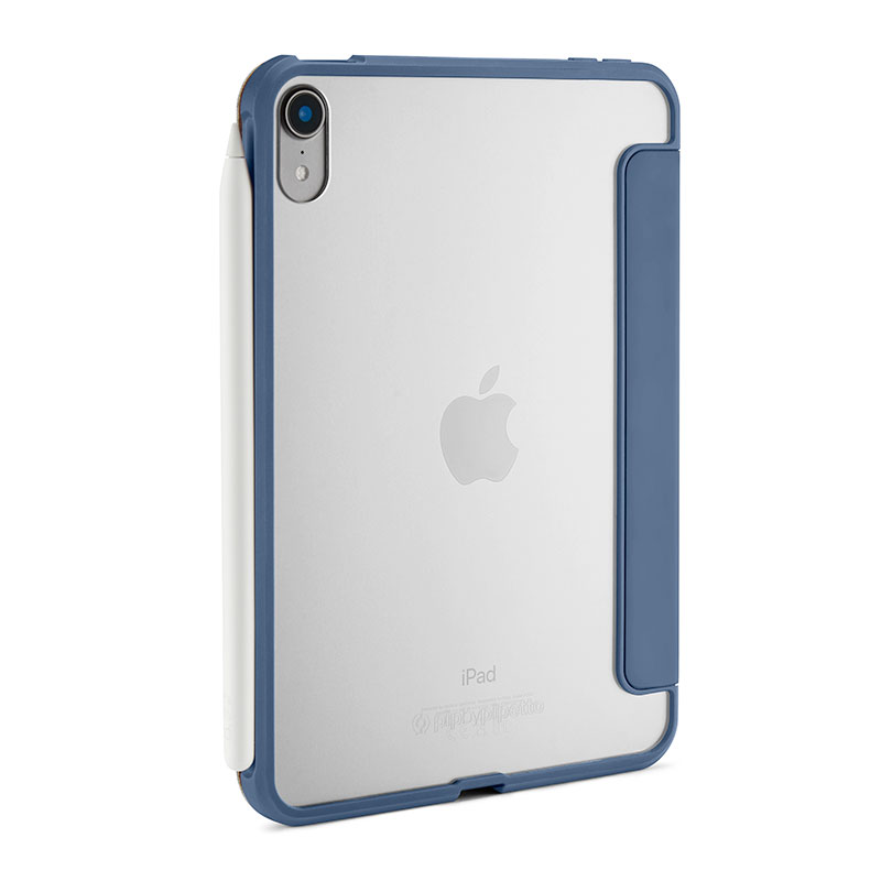 Pipetto pouzdro Origami TPU Case pro iPad mini 6 2021/A17 Pro 2024 - Navy Blue