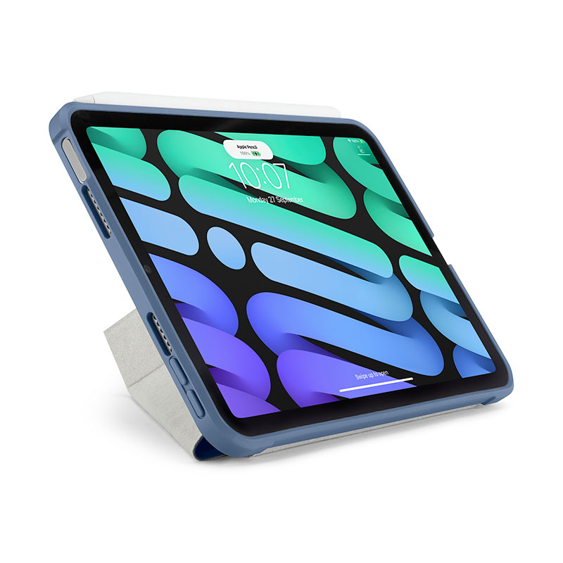 Pipetto pouzdro Origami TPU Case pro iPad mini 6 2021/A17 Pro 2024 - Navy Blue