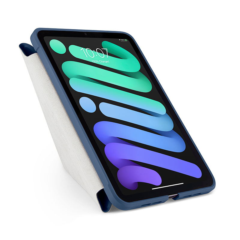 Pipetto pouzdro Origami TPU Case pro iPad mini 6 2021/A17 Pro 2024 - Navy Blue