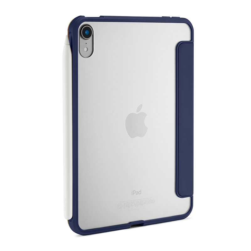 Pipetto pouzdro Origami TPU Case pro iPad mini 6 2021/A17 Pro 2024 - Dark Blue