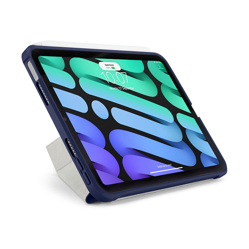 Pipetto pouzdro Origami TPU Case pro iPad mini 6 2021/A17 Pro 2024 - Dark Blue