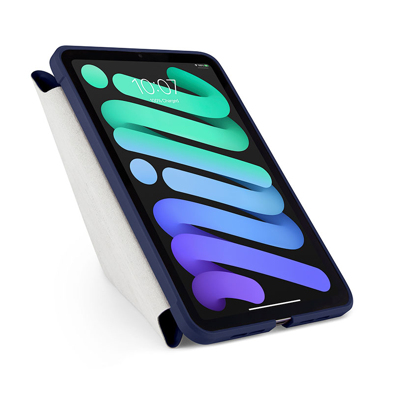 Pipetto pouzdro Origami TPU Case pro iPad mini 6 2021/A17 Pro 2024 - Dark Blue