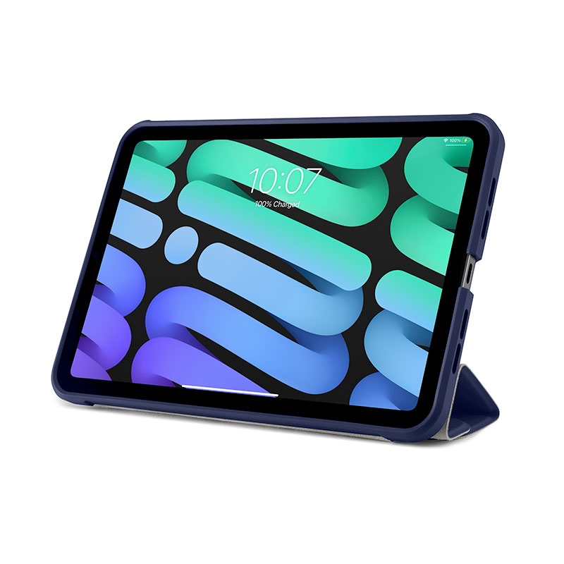 Pipetto pouzdro Origami TPU Case pro iPad mini 6 2021/A17 Pro 2024 - Dark Blue