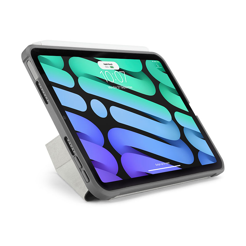 Pipetto pouzdro Origami TPU Case pro iPad mini 6 2021/A17 Pro 2024 - Dark Grey