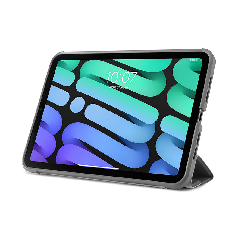 Pipetto pouzdro Origami TPU Case pro iPad mini 6 2021/A17 Pro 2024 - Dark Grey