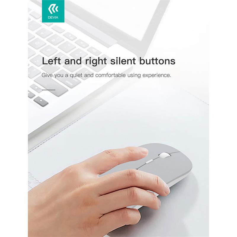 Devia myš Lingo Series 2.4G+Wireless Dual Mode Mouse - Silver