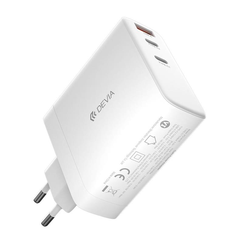 Devia sieťová nabíjačka Extreme Speed PD 2C+A GaN Charger 140W - White