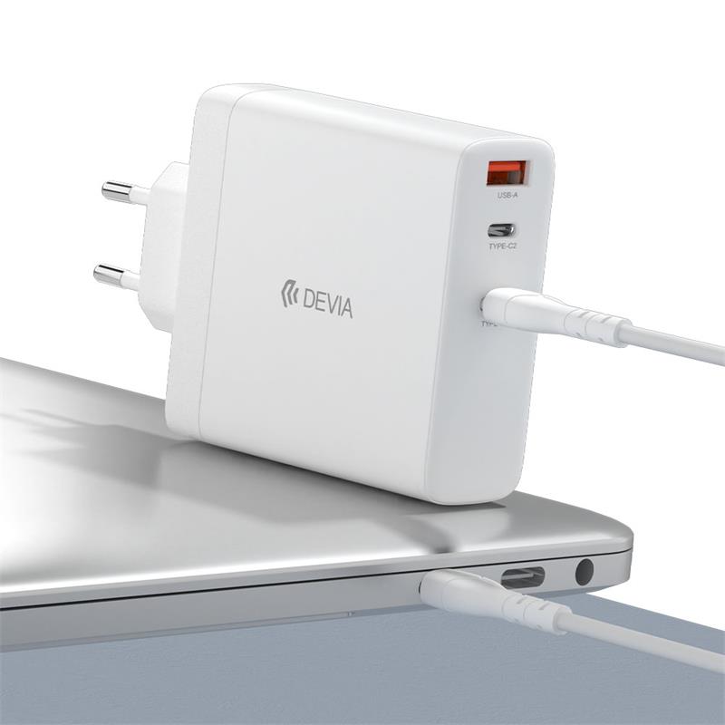 Devia sieťová nabíjačka Extreme Speed PD 2C+A GaN Charger 140W - White