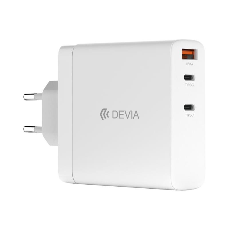 Devia sieťová nabíjačka Extreme Speed PD 2C+A GaN Charger 140W - White
