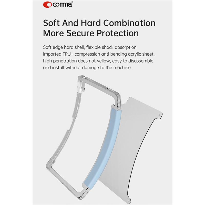 Comma puzdro Rider Magnetic Case pre iPad 10-11 Gen 2022/2025 - Dark Green