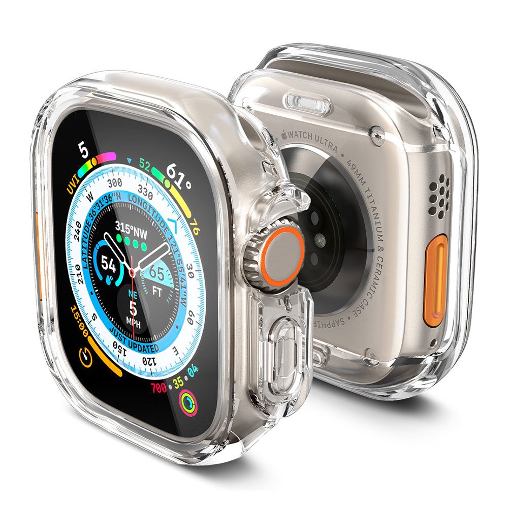 Spigen kryt Ultra Hybrid pre Apple Watch Ultra - Crystal Clear