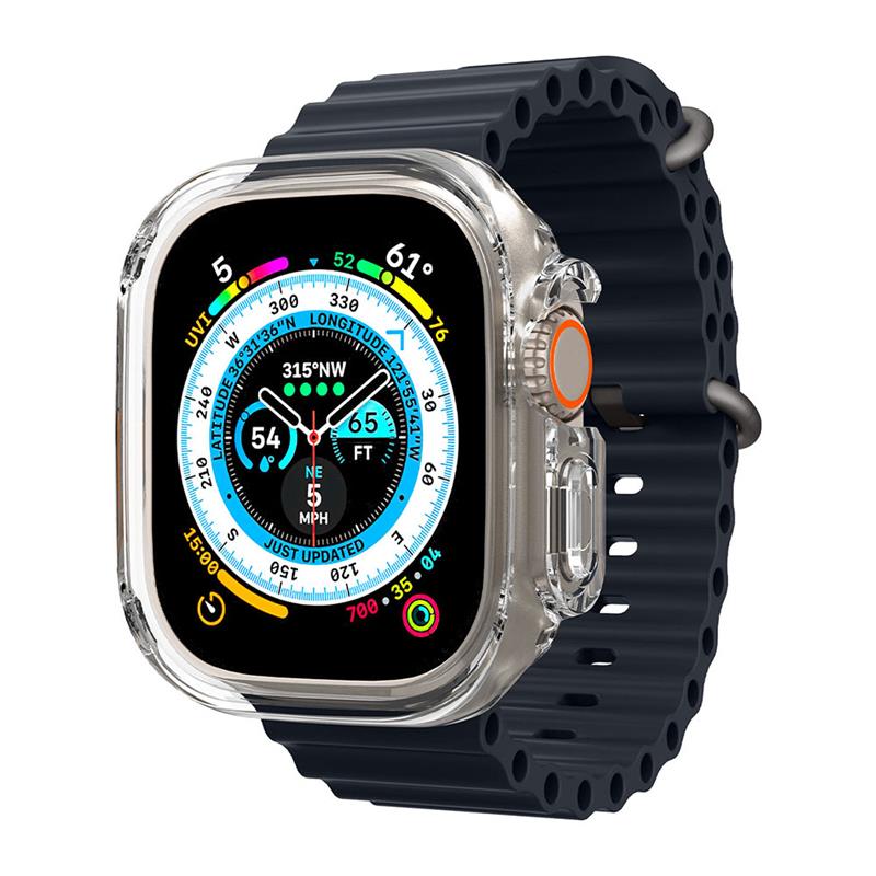 Spigen kryt Ultra Hybrid pre Apple Watch Ultra - Crystal Clear