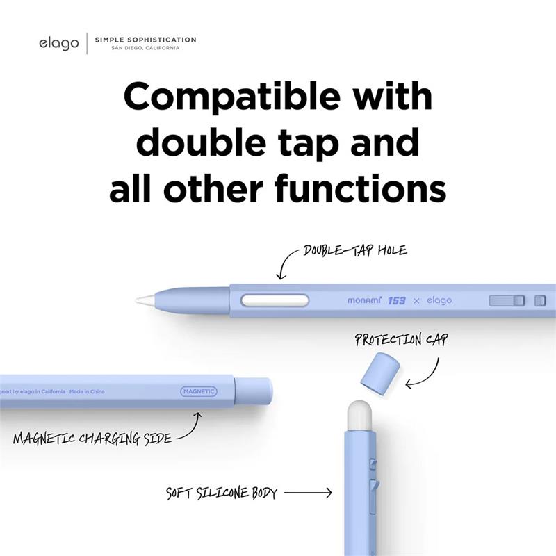 Elago kryt X Monami Case pre Apple Pencil 2nd Gen & Pencil Pro - Violet