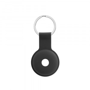 Aiino - GiGiTag Silicon holder with keychain for AirTag - Black