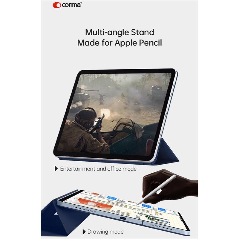 Comma puzdro Rider Magnetic Case pre iPad Air 11" M1/M2/M3 - Black