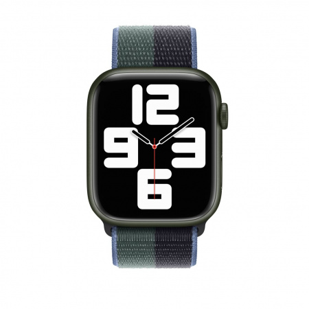 Apple Watch 45mm Midnight/Eucaplyptus Sport Loop (eko-balenie) Rozbalený