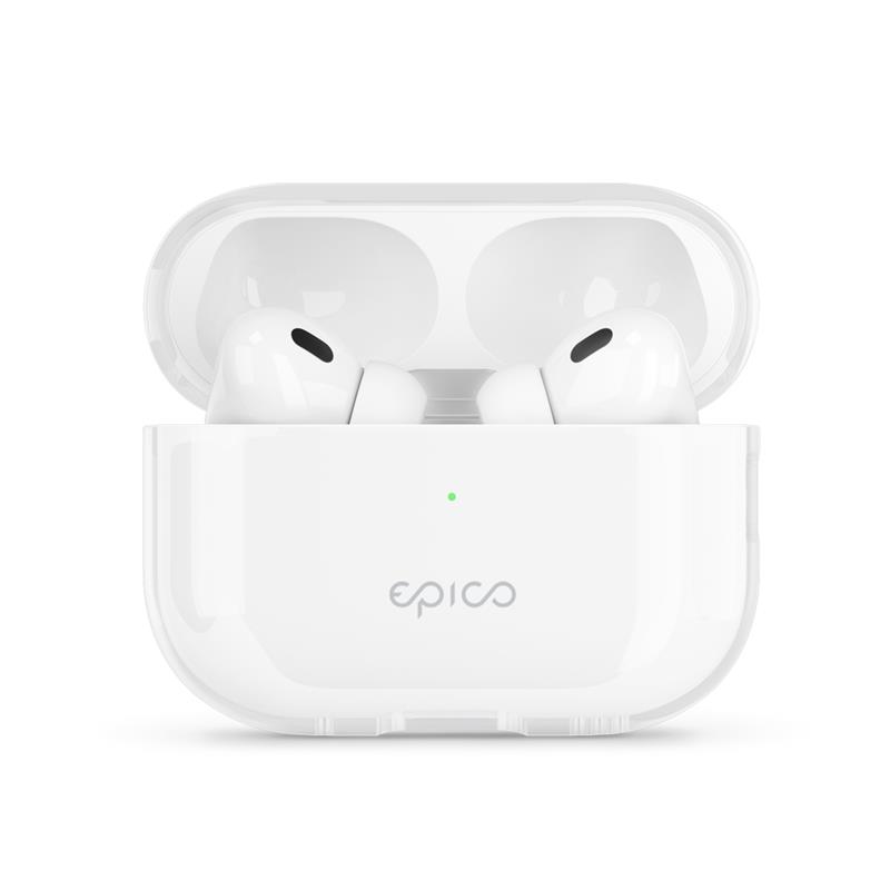Epico transparentní pouzdro pro Airpods Pro 2.gen - bílá transparentní