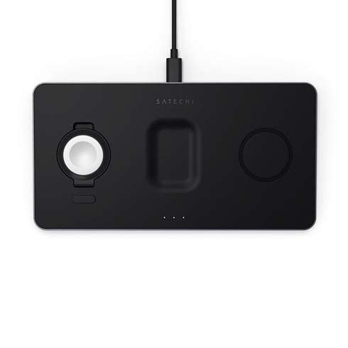 Satechi Trio Wireless Charging Pad - Space Gray* Vystavený*