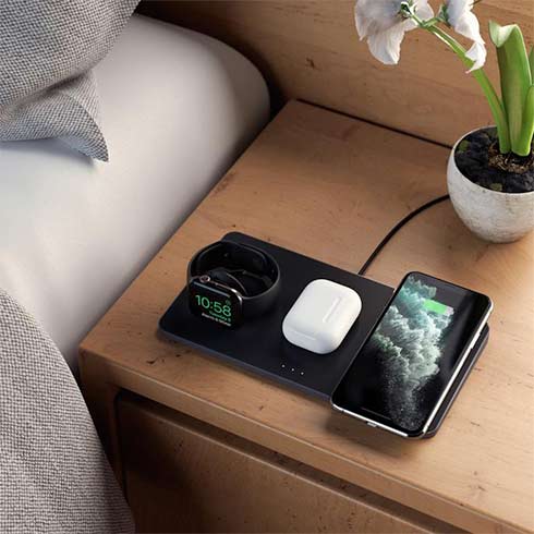 Satechi Trio Wireless Charging Pad - Space Gray* Vystavený*