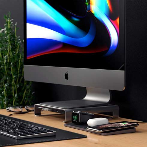 Satechi Trio Wireless Charging Pad - Space Gray* Vystavený*
