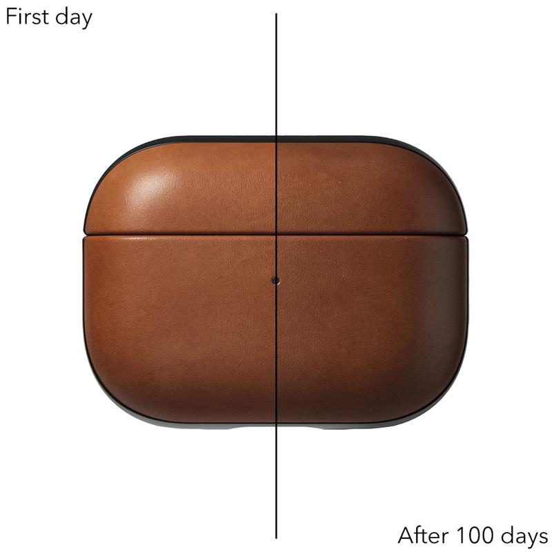 Nomad puzdro Leather Case pre Apple Airpods Pro 2 - English Tan