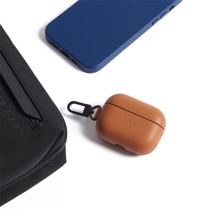 Mujjo puzdro Echelon pre Airpods Pro 2 - Tan