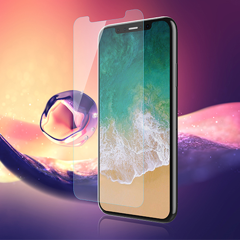 Comma ochranné sklo Batus 3D Curved FS pre iPhone XS Max - Black Frame