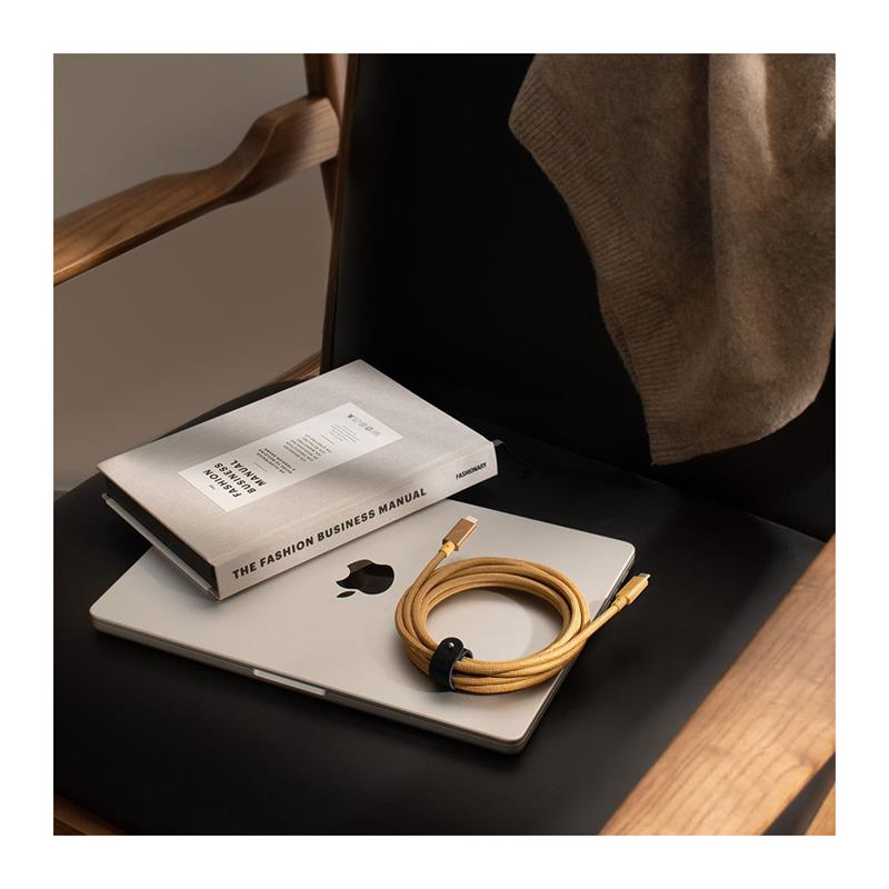 Native Union kábel Belt Cable Pro USB-C to USB-C 2.4m 240W - Kraft