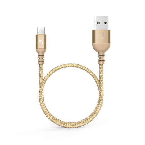Adam Elements kábel PeAk III 120B Lightning to USB 1,2m - Gold