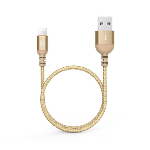 Adam Elements kábel PeAk III 120B Lightning to USB 1,2m - Gold