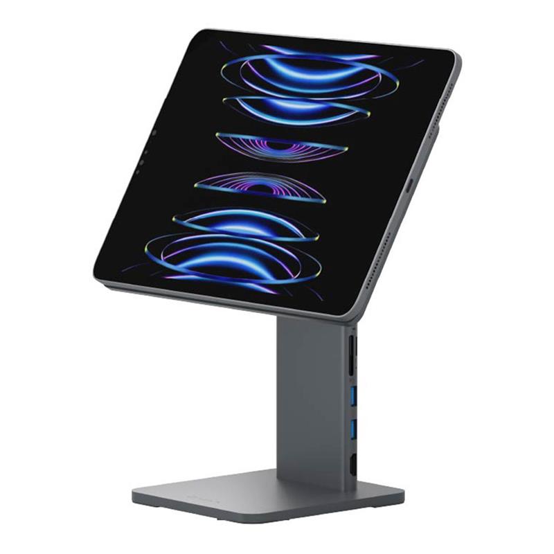 Adam Elements stojan Mag M Pro Magnetic 8-in-1 Hub pre iPad Pro 12.9" - Grey