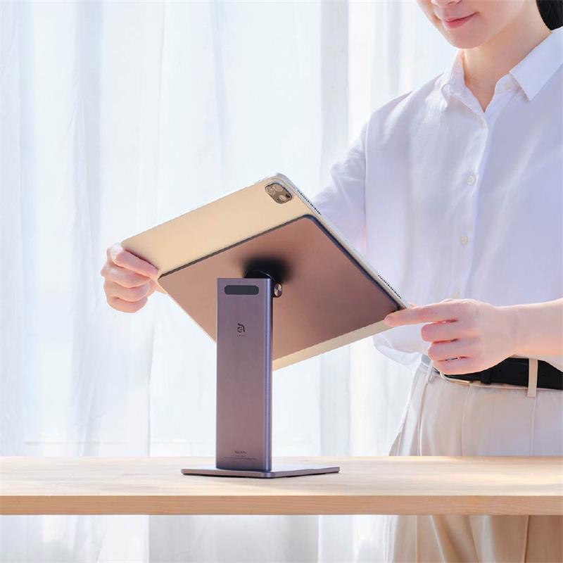 Adam Elements stojan Mag M Pro Magnetic 8-in-1 Hub pre iPad Pro 11"/Air 10.9"  - Grey