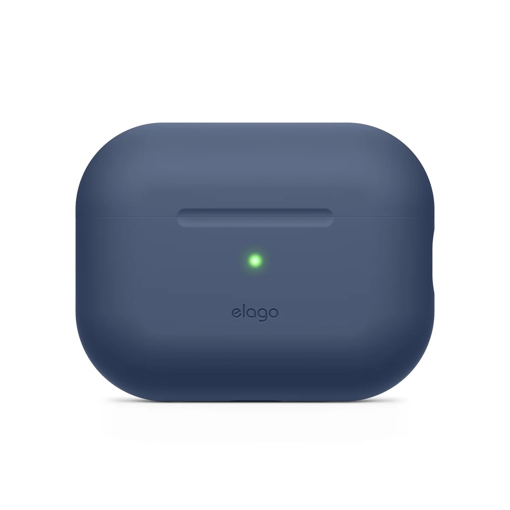 Elago Airpods Pro 2 Silicone Case with Nylon Lanyard - Jean Indigo