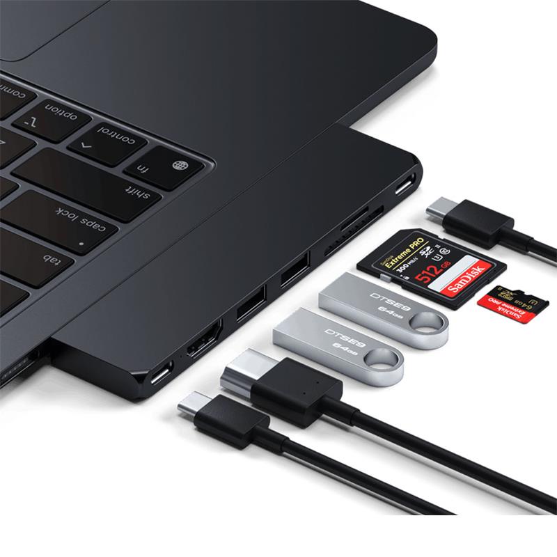 Satechi USB-C Pro Hub Slim - Midnight