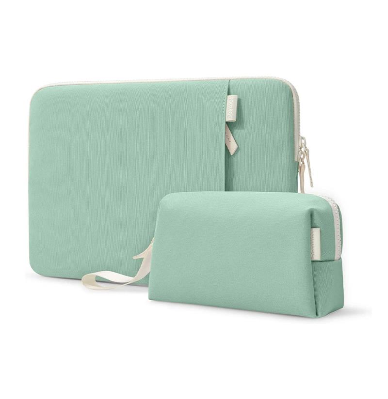 Tomtoc puzdro Lady Sleeve with Pouch pre Macbook Pro/Air 13" - Turquoise
