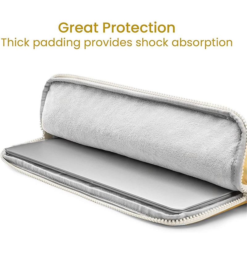 Tomtoc puzdro Lady Sleeve with Pouch pre Macbook Pro 14" M1/M2/M3 - Cheese Yellow