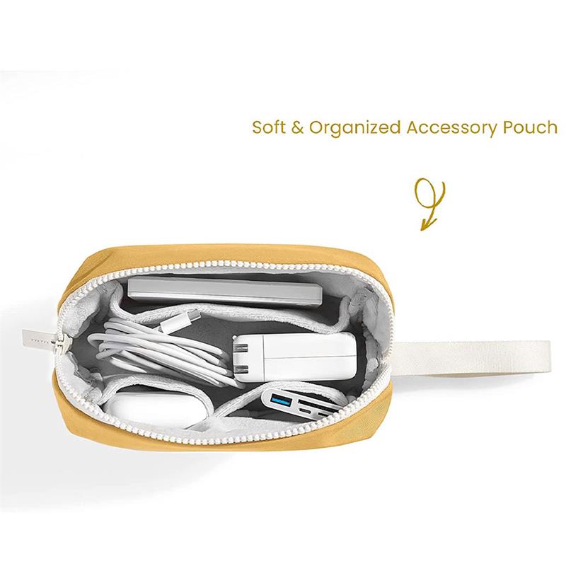 Tomtoc puzdro Lady Sleeve with Pouch pre Macbook Pro 14" M1/M2/M3 - Cheese Yellow