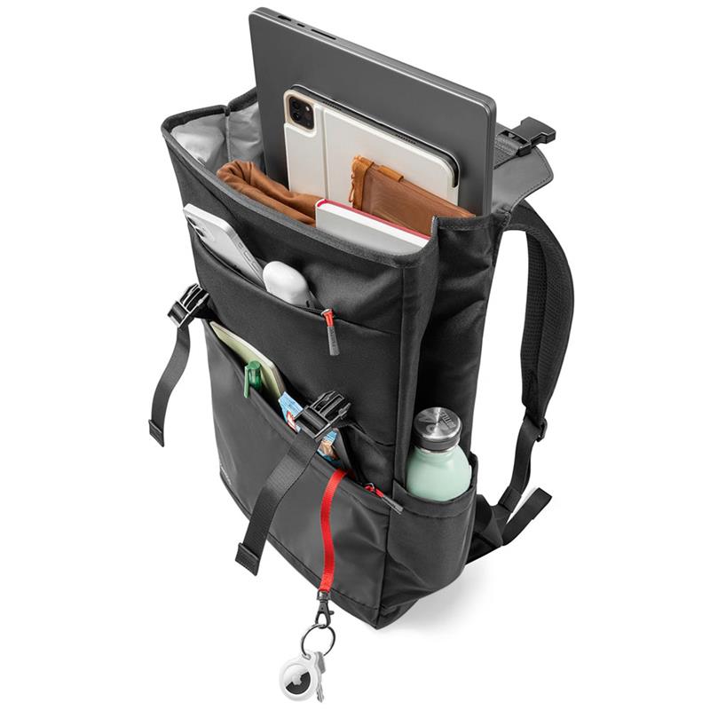 TomToc batoh Slash-A64 Flip Laptop Backpack 18L - Black