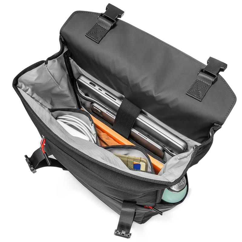 TomToc batoh Slash-A64 Flip Laptop Backpack 18L - Black