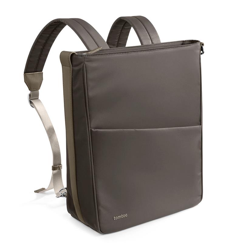 TomToc batoh Tote Backpack pre Macbook Pro 14" - Taupe