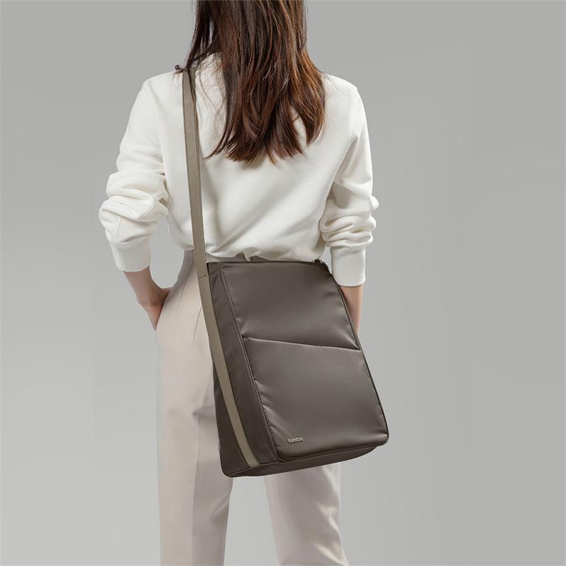 TomToc batoh Tote Backpack pre Macbook Pro 14" - Taupe