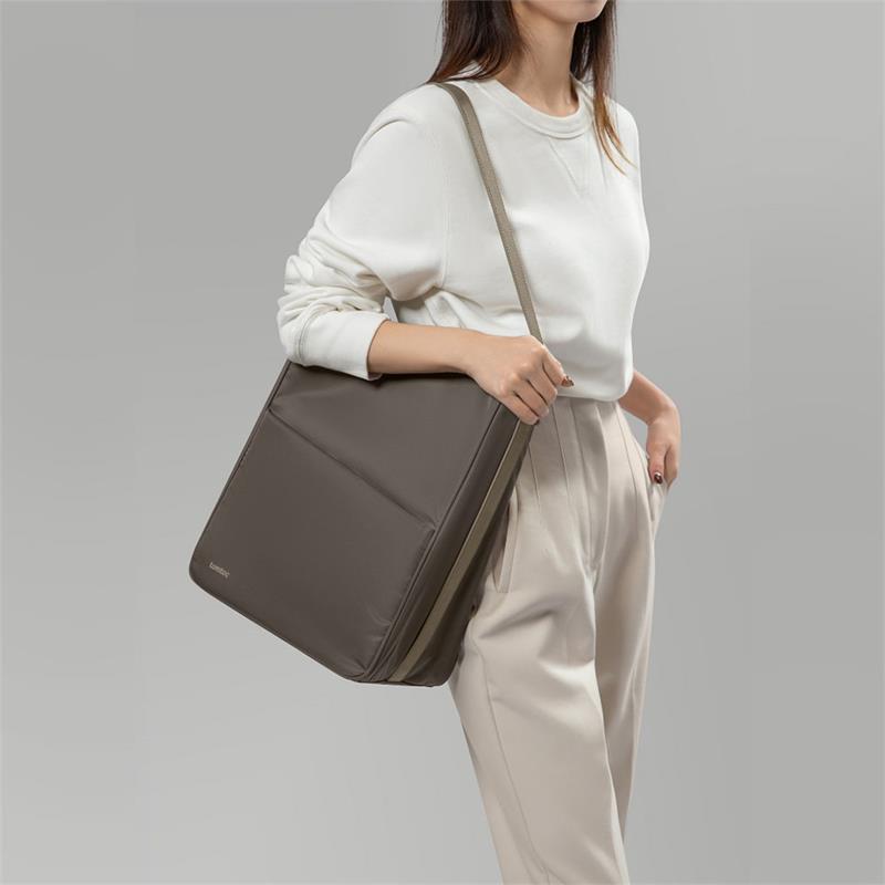 TomToc batoh Tote Backpack pre Macbook Pro 14" - Taupe