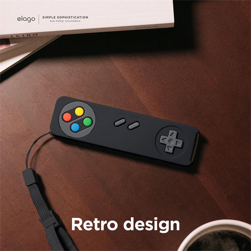 Elago kryt R4 Retro Case pre Apple TV Siri Remote 2021/2022 - Black