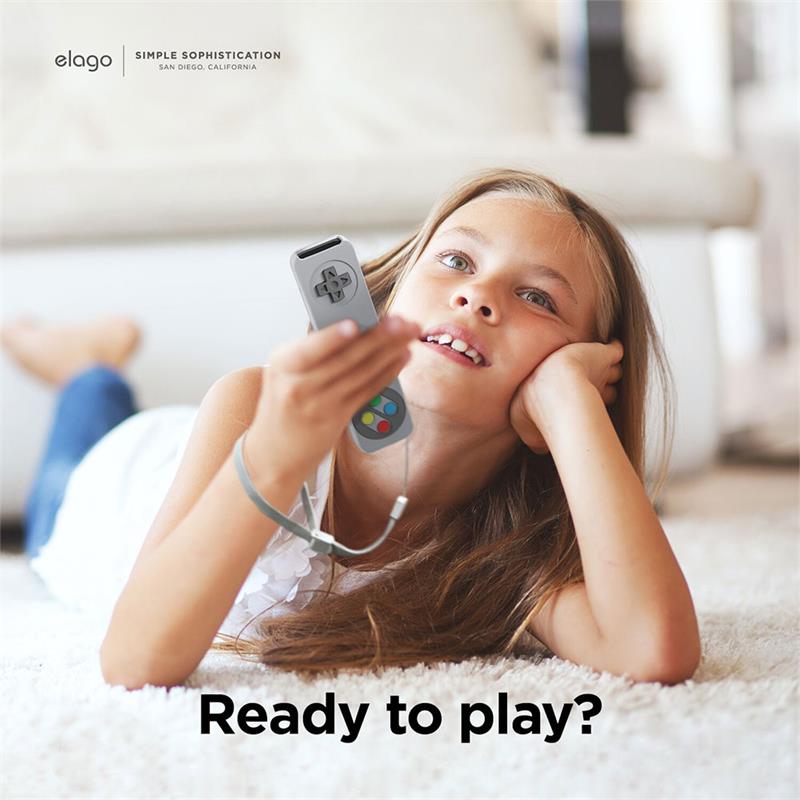 Elago kryt R4 Retro Case pre Apple TV Siri Remote 2021/2022 - Light Gray