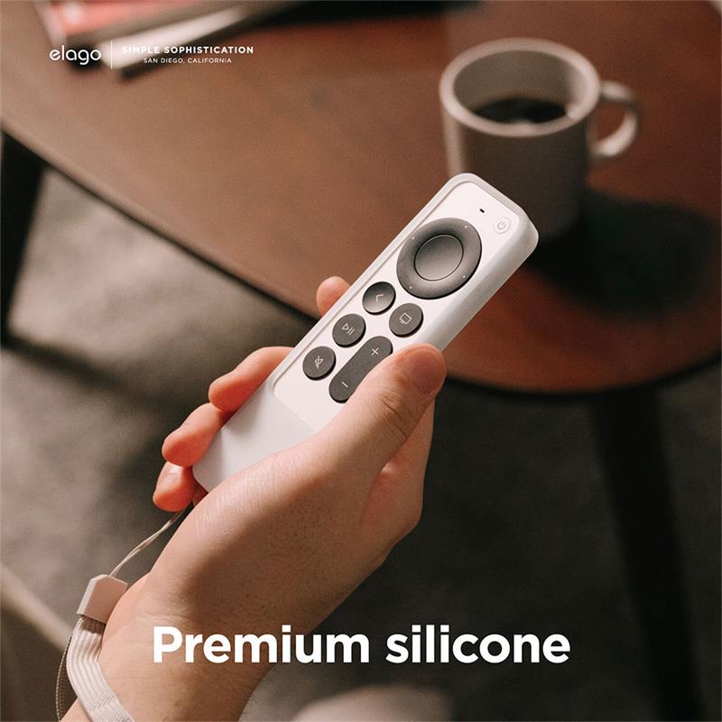 Elago kryt R4 Retro Case pre Apple TV Siri Remote 2021/2022 - Nightglow Blue