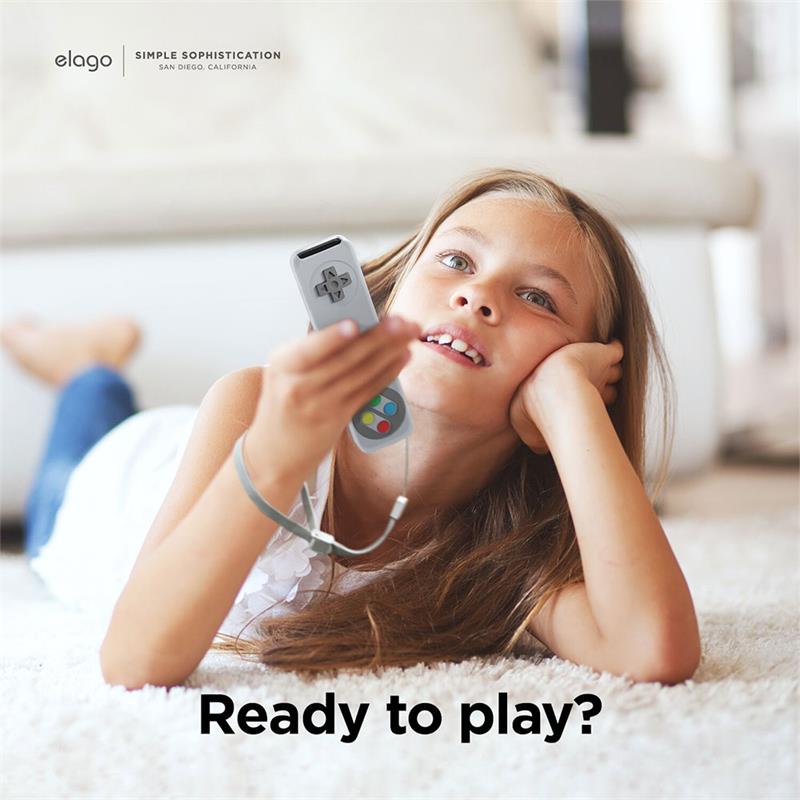 Elago kryt R4 Retro Case pre Apple TV Siri Remote 2021/2022 - Nightglow Blue