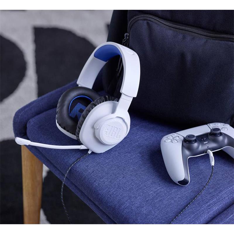 JBL Quantum 100P White Blue slúchadlá *Rozbalený*