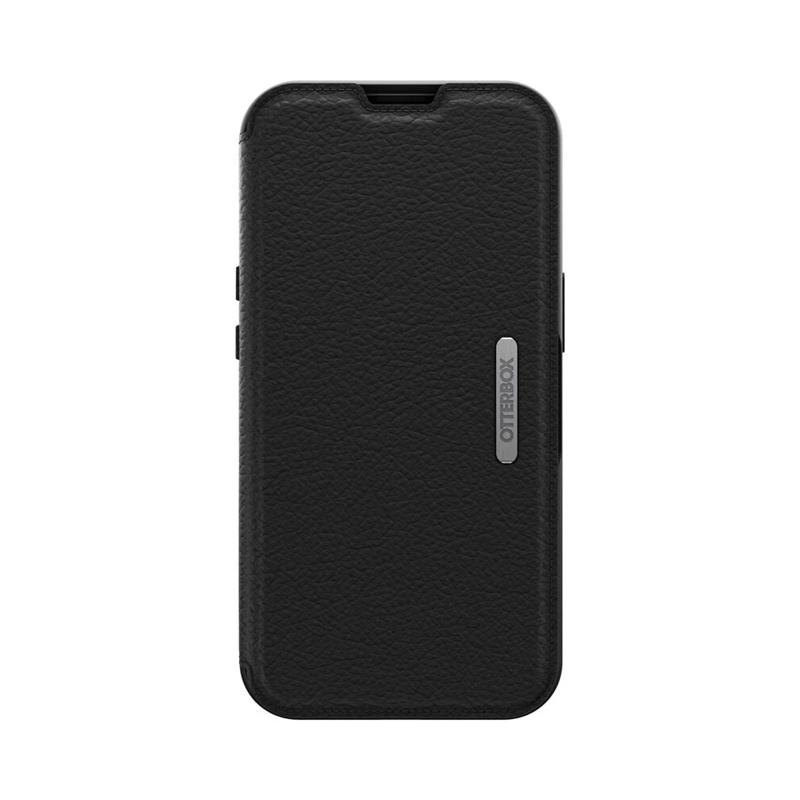 OtterBox puzdro Strada Leather Folio pre iPhone 13 - Shadow Black