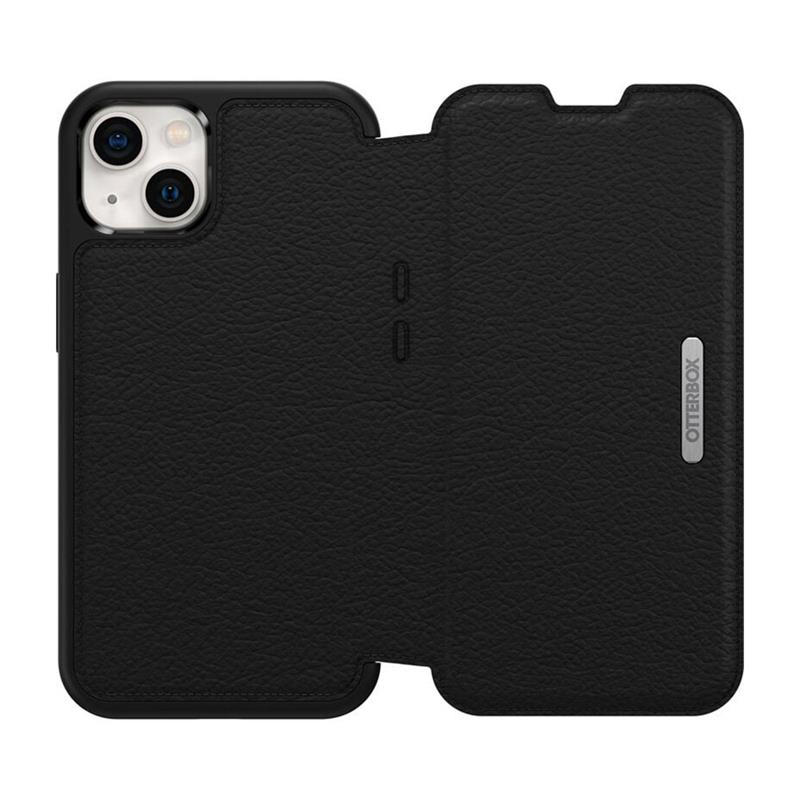 OtterBox puzdro Strada Leather Folio pre iPhone 13 - Shadow Black